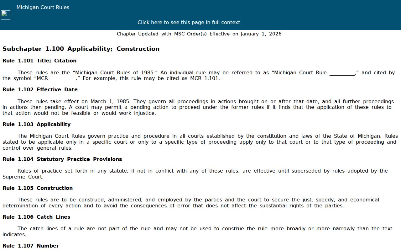 Oscoda County court records protected personal information rule reference